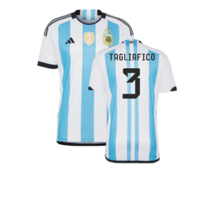 Argentina 2022 World Cup Winners Home Shirt (TAGLIAFICO 3) Argentina 2022 World Cup Winners Home Shirt (TAGLIAFICO 3)