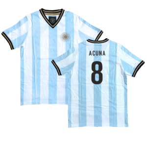 Argentina El Sol Albiceleste Home Shirt (ACUNA 8)