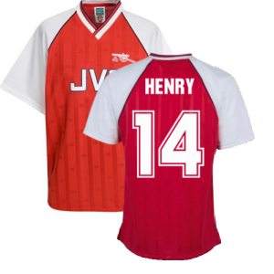 Arsenal 1988 Home Retro Football Shirt (HENRY 14)