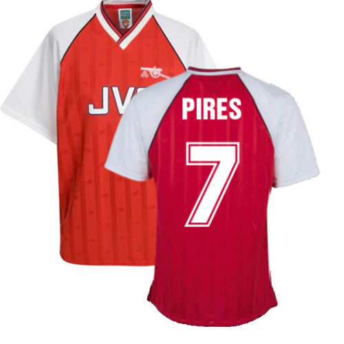 Arsenal 1988 Home Retro Football Shirt (PIRES 7)