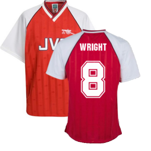 Arsenal 1988 Home Retro Football Shirt (Wright 8)