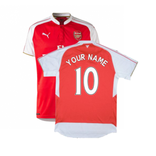 Arsenal 2015-16 Home Shirt ((Excellent) XL) (Your Name)