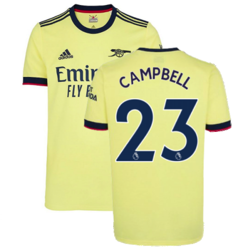 Arsenal 2021-2022 Away Shirt (CAMPBELL 23)