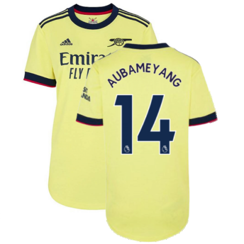 Arsenal 2021-2022 Away Shirt (Ladies) (AUBAMEYANG 14)