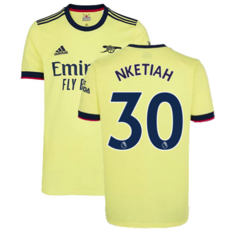 Arsenal 2021-2022 Away Shirt (NKETIAH 30)