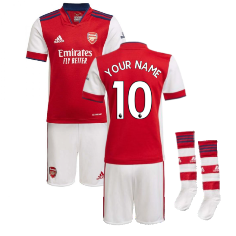 Arsenal 2021-2022 Home Mini Kit (Your Name)