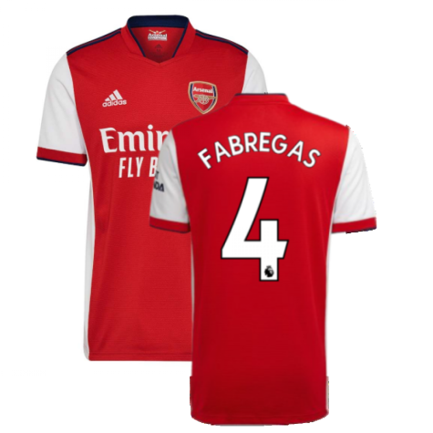 Arsenal 2021-2022 Home Shirt (FABREGAS 4)