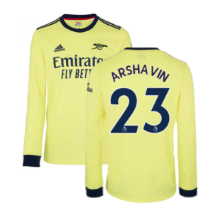 Arsenal 2021-2022 Long Sleeve Away Shirt (ARSHAVIN 23)