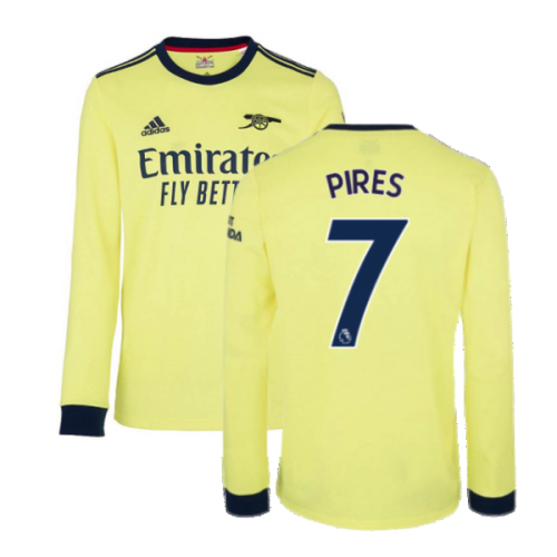 Arsenal 2021-2022 Long Sleeve Away Shirt (PIRES 7)