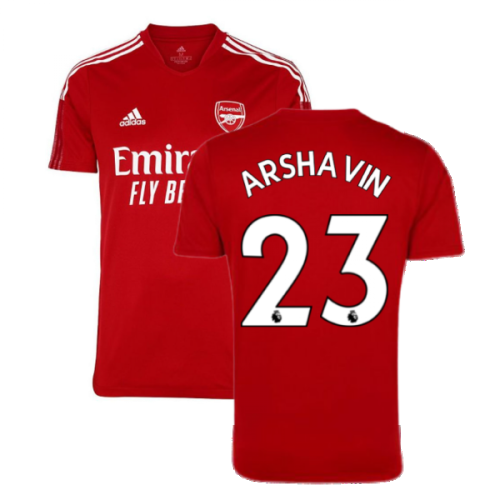 Arsenal 2021-2022 Training Shirt (Active Maroon) - Kids (ARSHAVIN 23)