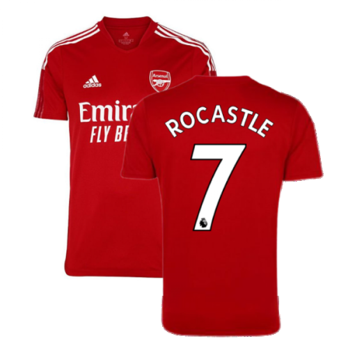 Arsenal 2021-2022 Training Shirt (Active Maroon) - Kids (ROCASTLE 7)