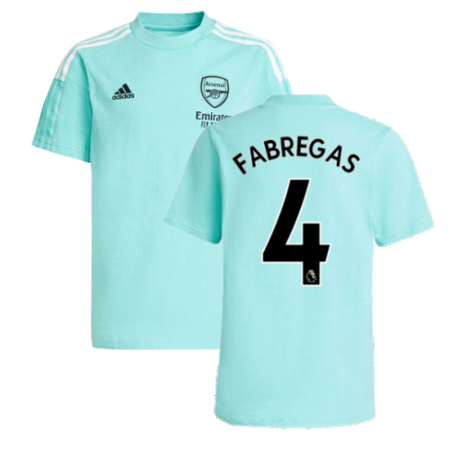 Arsenal 2021-2022 Training Tee (Acid Mint) (FABREGAS 4)