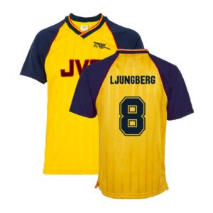 Arsenal Retro 1988-1989 Away Shirt (LJUNGBERG 8)