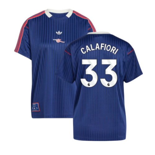 Arsenal Terrace Icons Shirt (Navy) (Calafiori 33)