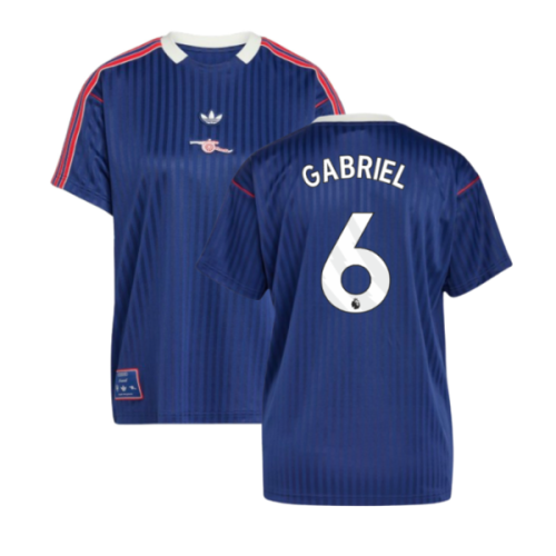 Arsenal Terrace Icons Shirt (Navy) (Gabriel 6)