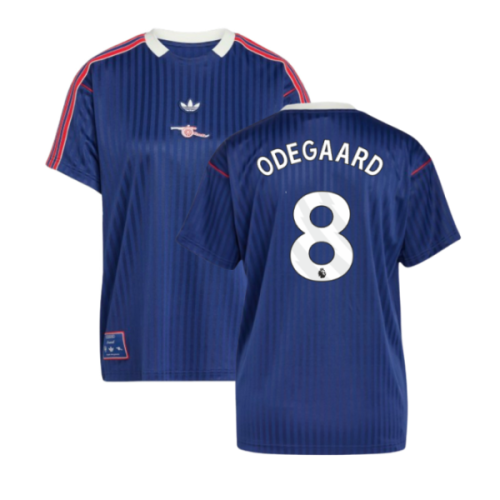 Arsenal Terrace Icons Shirt (Navy) (Odegaard 8)
