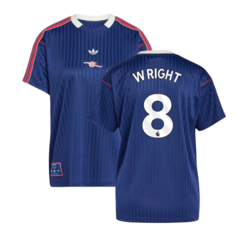 Arsenal Terrace Icons Shirt (Navy) (Wright 8)