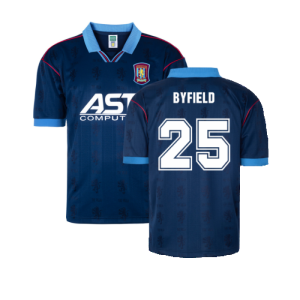 Aston Villa 1996 Retro Away Shirt (Byfield 25)