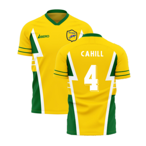 Australia 1990s Style Concept Football Kit (Libero) (CAHILL 4)