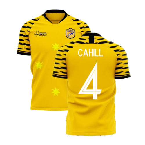 Australia 2024-2025 Home Concept Football Kit (Libero) (CAHILL 4)