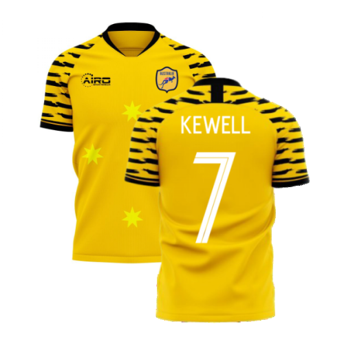 Australia 2024-2025 Home Concept Football Kit (Libero) (KEWELL 7)