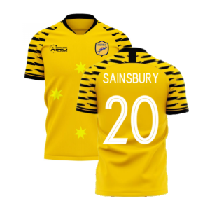 Australia 2025-2026 Home Concept Football Kit (Libero) (SAINSBURY 20)