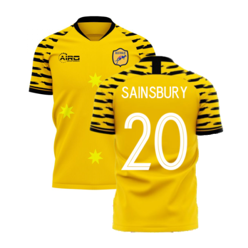 Australia 2024-2025 Home Concept Football Kit (Libero) (SAINSBURY 20)