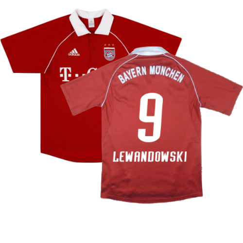 Bayern Munich 2005-06 Home ((Excellent) XXL) (Lewandowski 9)
