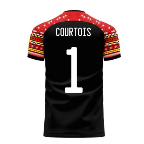 Belgium 2024-2025 Away Concept Football Kit (Libero) (COURTOIS 1)