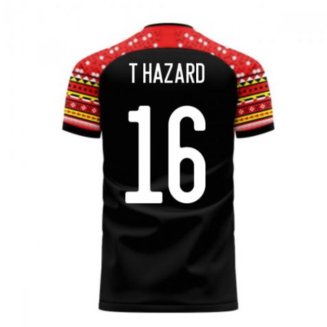 Belgium 2024-2025 Away Concept Football Kit (Libero) (T HAZARD 16)