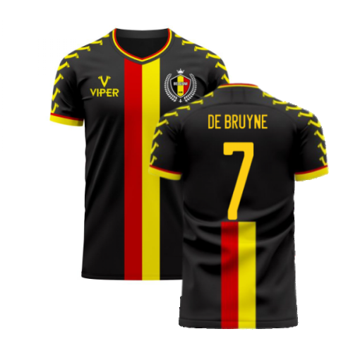 Belgium 2024-2025 Away Concept Football Kit (Viper) (DE BRUYNE 7)