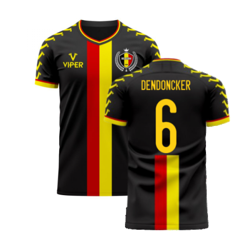 Belgium 2024-2025 Away Concept Football Kit (Viper) (DENDONCKER 6)