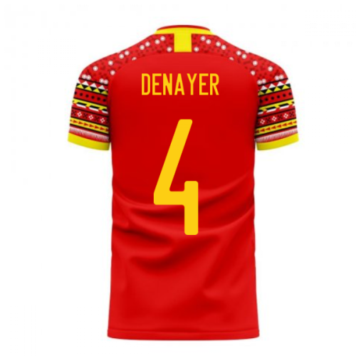 Belgium 2024-2025 Home Concept Football Kit (Libero) (DENAYER 4)