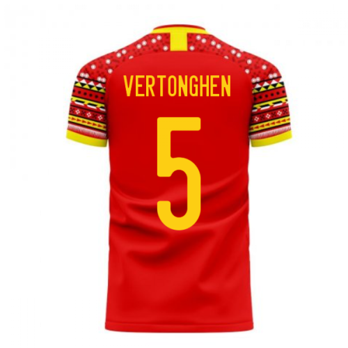 Belgium 2024-2025 Home Concept Football Kit (Libero) (VERTONGHEN 5)