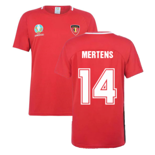 Belgium 2021 Polyester T-Shirt (Red) (MERTENS 14)