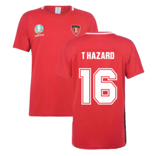 Belgium 2021 Polyester T-Shirt (Red) (T HAZARD 16)