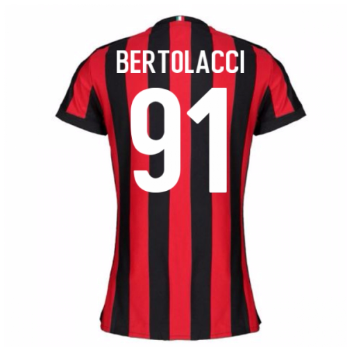 2017-2018 AC Milan Womens Home Shirt (Bertolacci 91)