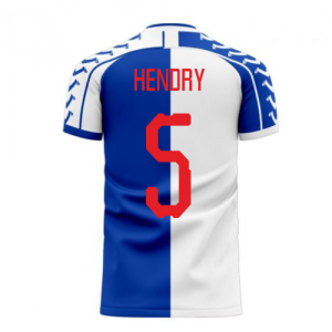 Blackburn 2024-2025 Home Concept Football Kit (Viper) (Hendry 5)