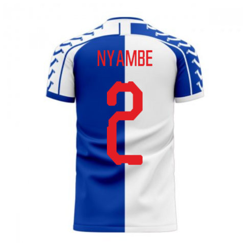 Blackburn 2024-2025 Home Concept Football Kit (Viper) (Nyambe 2) - Womens