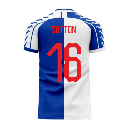 Blackburn 2024-2025 Home Concept Football Kit (Viper) (Sutton 16) - Baby