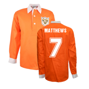 Blackpool 1953 FA Cup Final Retro Football Shirt (Matthews 7)