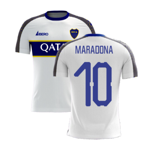 Boca Juniors 2024-2025 Away Concept Football Kit (Libero) (MARADONA 10)