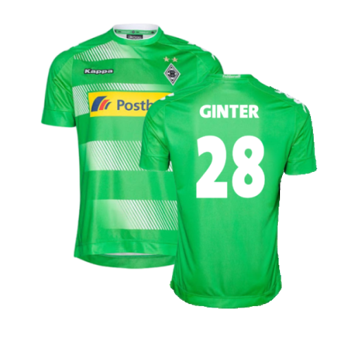 Borussia Monchengladbach 2016-18 Away Shirt ((Very Good) XL) (Ginter 28)