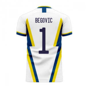 Bosnia 2024-2025 Away Concept Football Kit (Libero) (BEGOVIC 1)