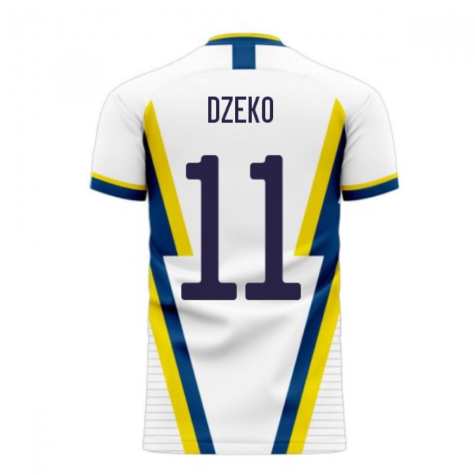 Bosnia 2025-2026 Away Concept Football Kit (Libero) (DZEKO 11)