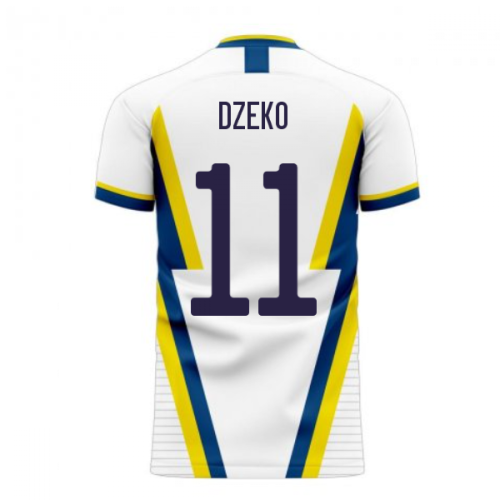 Bosnia 2024-2025 Away Concept Football Kit (Libero) (DZEKO 11)