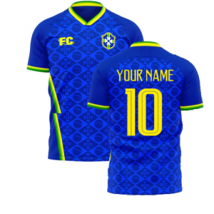 Brazil 2021-2022 Away Concept Football Kit (Fans Culture)