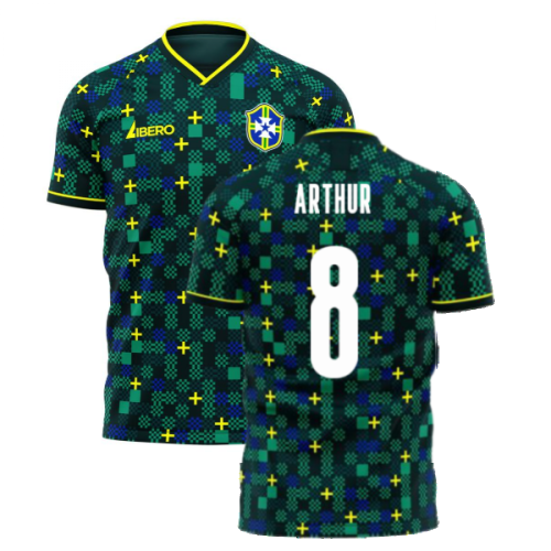 Brazil 2024-2025 Third Concept Football Kit (Libero) (ARTHUR 8)