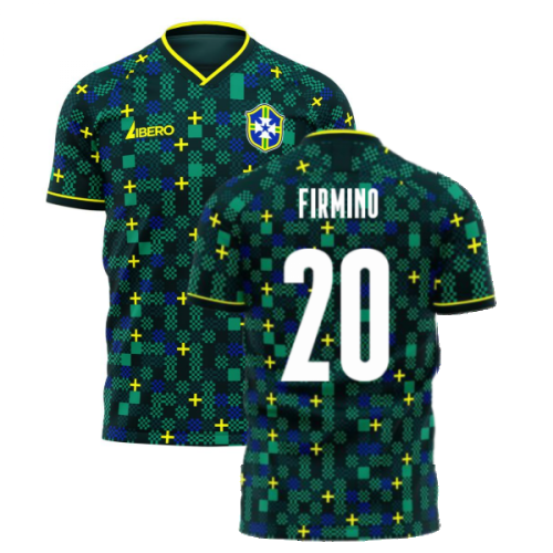 Brazil 2024-2025 Third Concept Football Kit (Libero) (FIRMINO 20)