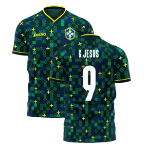 Brazil 2024-2025 Third Concept Football Kit (Libero) (G JESUS 9)